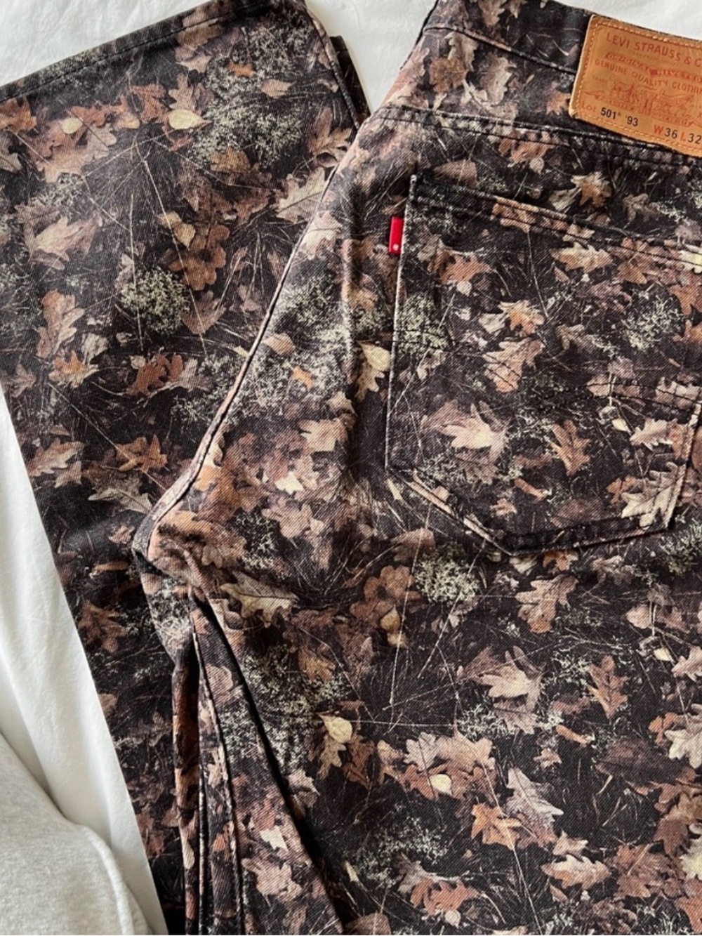 Levi's Brown and Black Camo 501® '93 Jeans